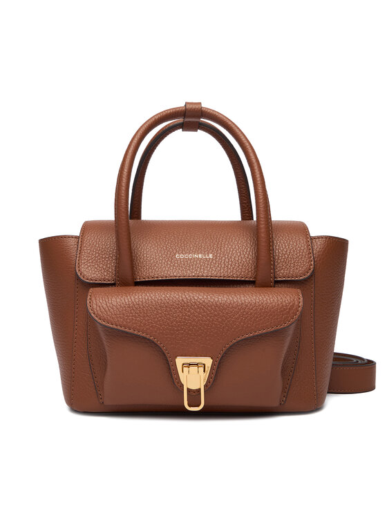 Coccinelle Дамска чанта T8A Coccinelledouble Beat E1 T8A 18 03 01 Кафяв цвят на ниска цена