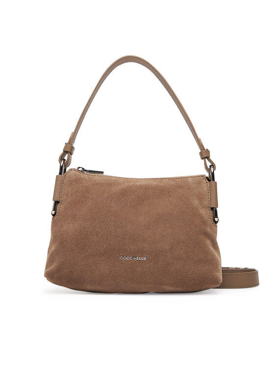 Coccinelle Дамска чанта T96 Coccinellerbekka Suede E5 T96 52 01 01 Кафяв цвят на ниска цена