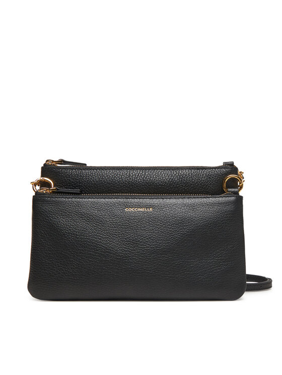 Coccinelle Дамска чанта TIF Coccinelle Yvonne E5 TIF 55 01 01 Черен цвят на ниска цена