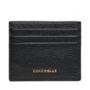 Coccinelle Калъф за кредитни карти MW5 Metallic Soft E2 MW5 12 95 01 Черен цвят на ниска цена