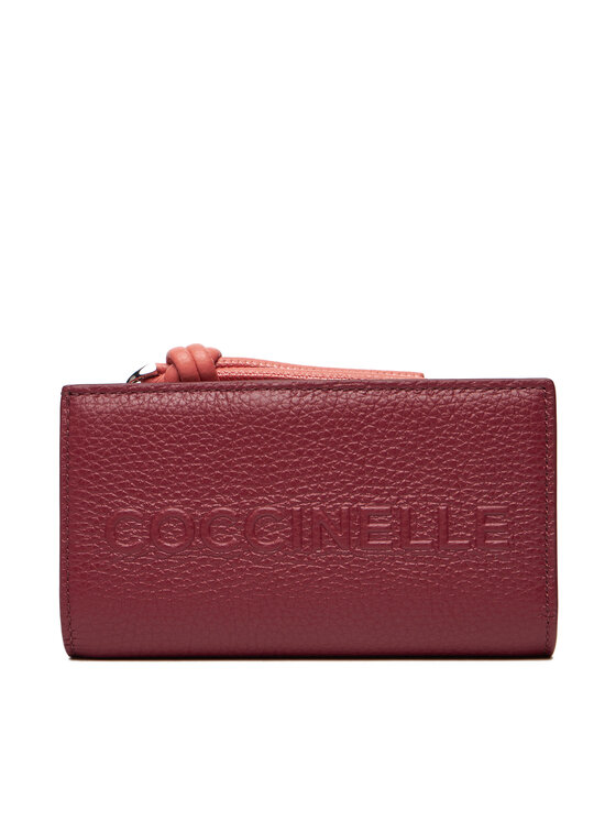 Coccinelle Портфейл Coccinellemyrtha Maxi Log E2 QBB 11 F1 01 Бордо цвят на ниска цена