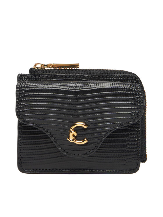 Coccinelle Портфейл TBN Coccinelle C-Me Lizard E2 TBN 17 B6 01 Черен цвят на ниска цена