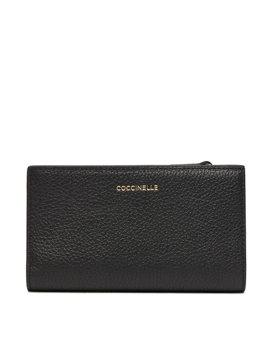Coccinelle Портфейл TQK Coccinelledulse Soft E2 TQK 11 F1 01 Черен цвят на ниска цена