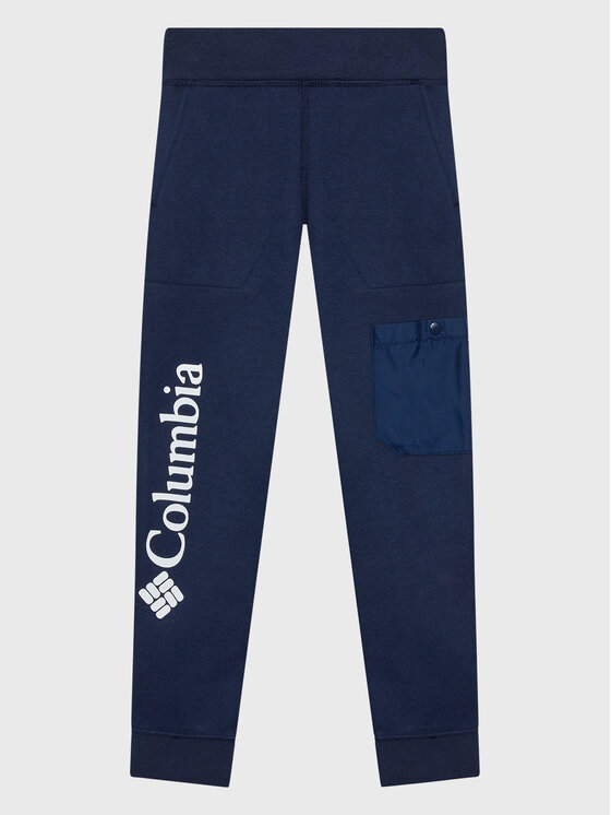 Columbia Outdoor панталони Trek™ 1989811 Тъмносин Regular Fit цвят на ниска цена