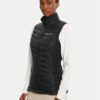 Columbia Жилетка за костюм Powder Pass Vest EK0192 Черен Regular Fit цвят на ниска цена