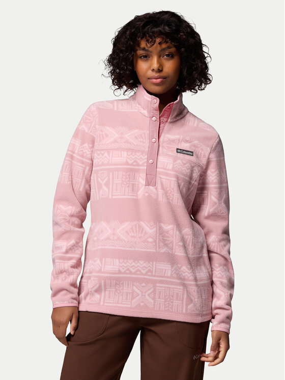 Columbia Полар Benton Springs™ 2085611 Червен Regular Fit цвят на ниска цена