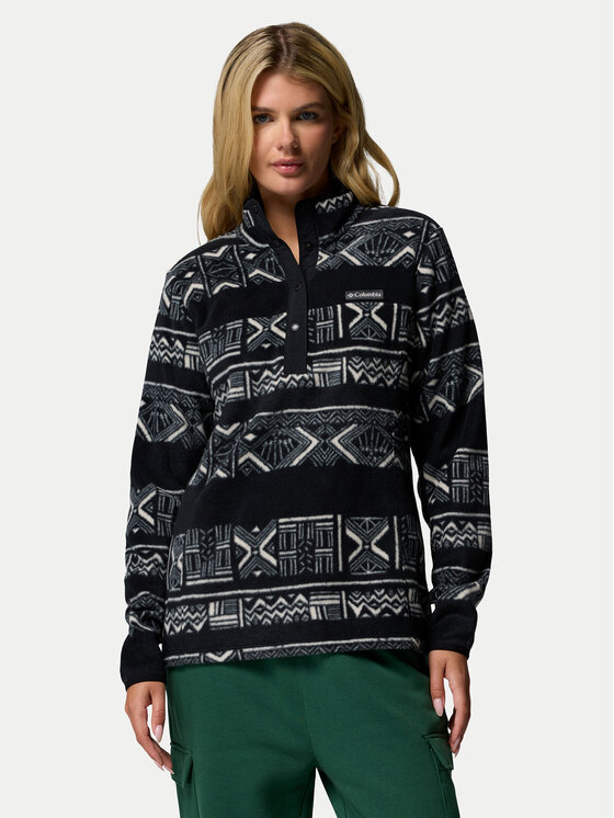 Columbia Полар Benton Springs™ 2085611 Черен Regular Fit цвят на ниска цена