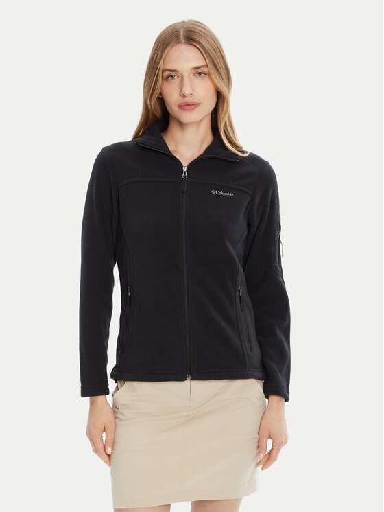 Columbia Полар Fast Trek II 1465351 Черен Regular Fit цвят на ниска цена