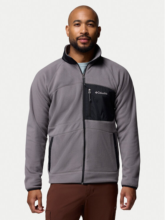 Columbia Полар Fast Trek™ Overlay 2135691 Сив Regular Fit цвят на ниска цена