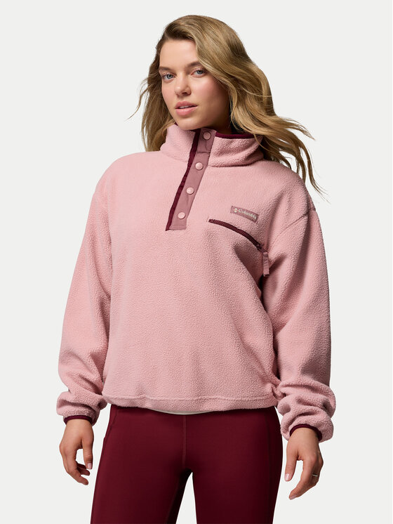 Columbia Полар Helvetia™ II 2092231 Червен Regular Fit цвят на ниска цена