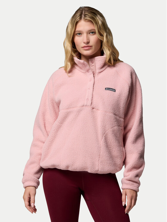 Columbia Полар Jasper Ridge™ 2142381 Червен Regular Fit цвят на ниска цена