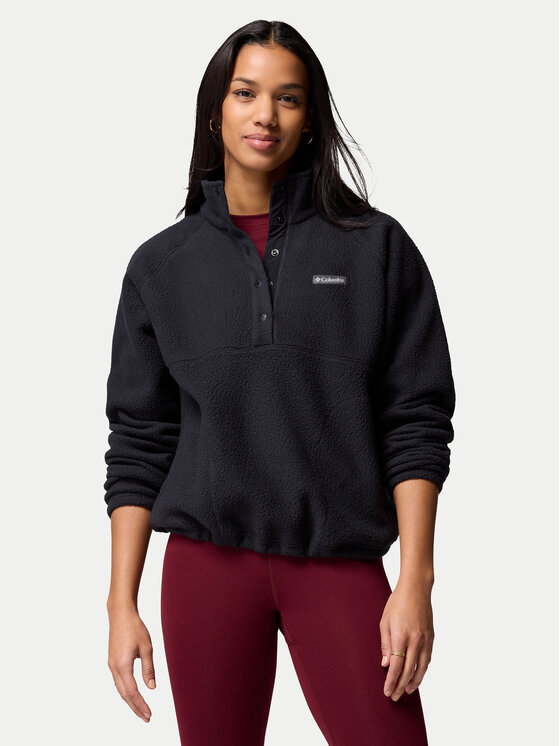 Columbia Полар Jasper Ridge™ 2142381 Черен Regular Fit цвят на ниска цена