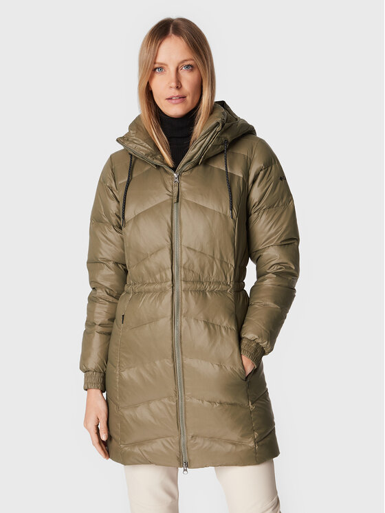 Columbia Пухено яке Icy Heights II 2007824 Зелен Regular Fit цвят на ниска цена