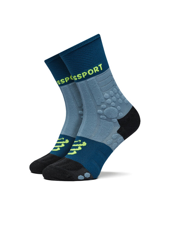 Compressport Дълги чорапи Pro Racing Socks Winter Trail SCRU2045 Син цвят на ниска цена