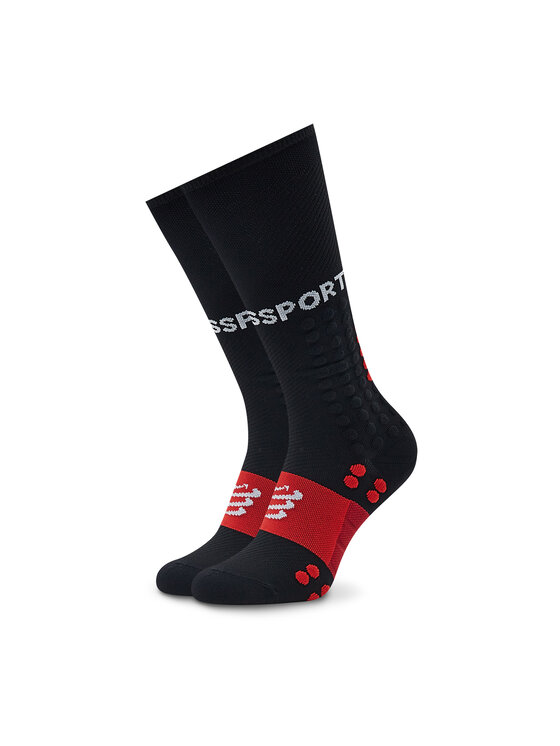 Compressport Дълги чорапи Run SU00004B Черен цвят на ниска цена