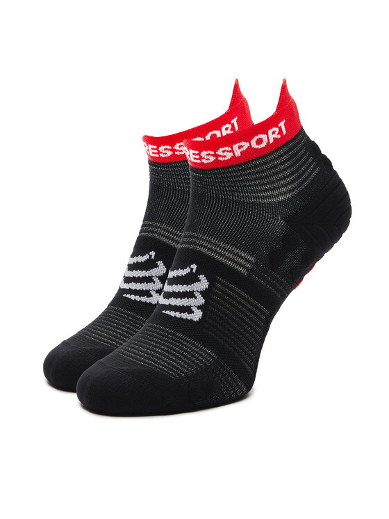 Compressport Къси чорапи Pro Racing Socks V4.0 Run Low XU00047B Черен цвят на ниска цена