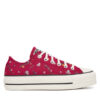 Converse Кецове Chuck Taylor All Star Lift Platform Embroidered Floral Patchwork A15535C Бордо цвят на ниска цена