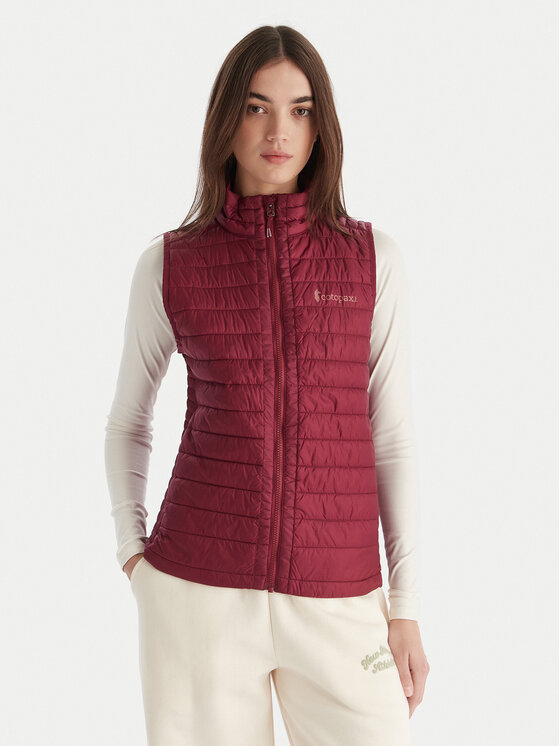 Cotopaxi Жилетка за костюм Capa Insulated Vest F23496W536 Бордо Regular Fit цвят на ниска цена
