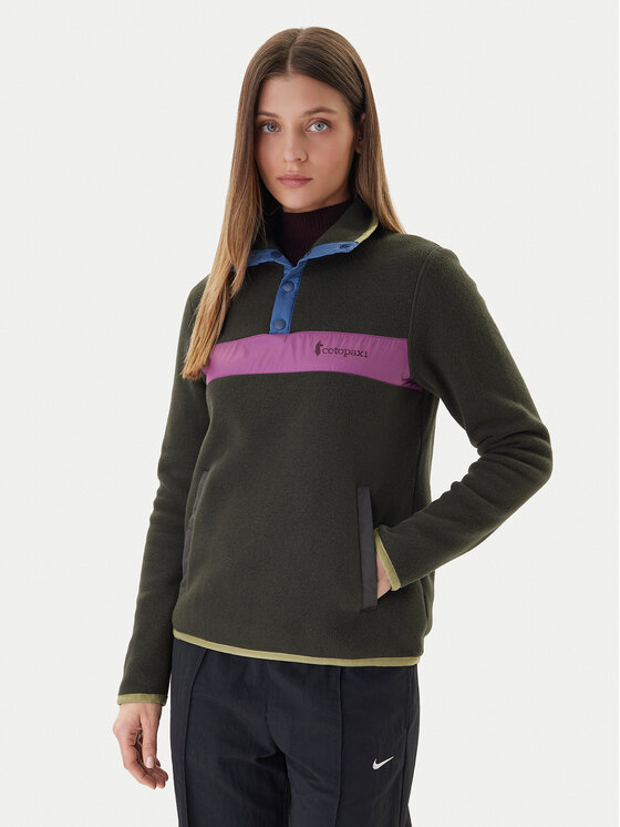 Cotopaxi Полар Teca Fleece Full F21471W174 Зелен Regular Fit цвят на ниска цена