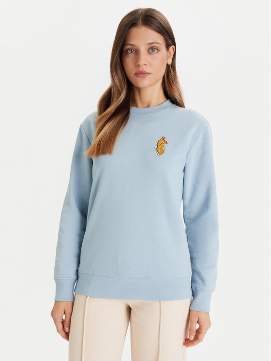 Cotopaxi Суитшърт Lava Liama Crew F25474W1530 Светлосиньо Regular Fit цвят на ниска цена