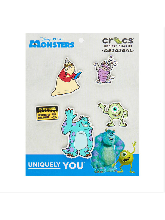 Crocs Декорация за обувки Jibbitz™ Monsters Inc 5-Pack 10014921 Цветен цвят на ниска цена