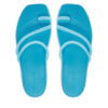 Crocs Джапанки Miami Frosted Toe Loop 211253 Син цвят на ниска цена