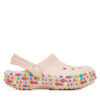 Crocs Чехли Classic Beaded Band Clog 211627 Бежов цвят на ниска цена
