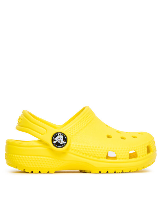 Crocs Чехли Classic Clog T 206990 Жълт цвят на ниска цена