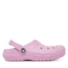 Crocs Чехли Classic Lined Clog 207010 Розов цвят на ниска цена