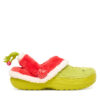 Crocs Чехли Classic Lined Clog 211688 Зелен цвят на ниска цена