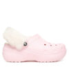 Crocs Чехли Classic Platform Fuzz Lined Clog 212854 Розов цвят на ниска цена