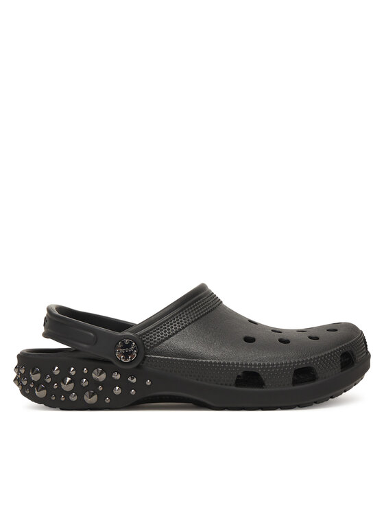 Crocs Чехли Classic Studded 211596 Черен цвят на ниска цена
