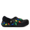 Crocs Чехли Clsc Lined Holiday Lights 212026 Черен цвят на ниска цена