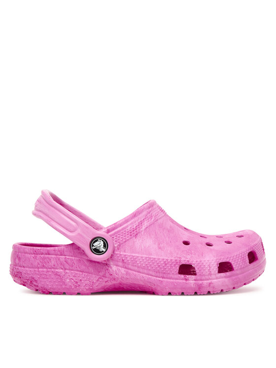 Crocs Чехли Kids' Classic Watercolor Marbled Clog 211602 Розов цвят на ниска цена