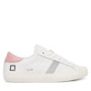 D.A.T.E. Сникърси Hill Low Calf W431-HL-CA Бял цвят на ниска цена