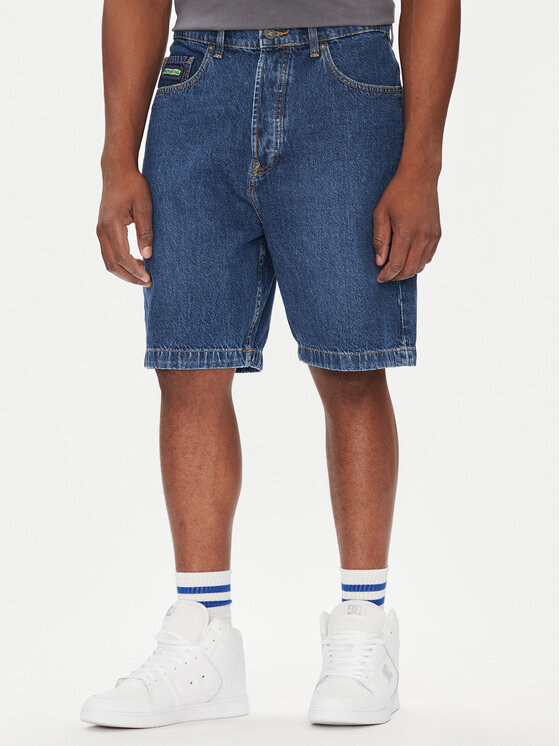 DC Shoes Дънкови шорти Worker ADYDS03020 Син Baggy Fit цвят на ниска цена
