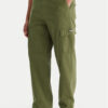 DC Shoes Карго панталони Worker Baggy Chino Cargo EDYNP03170 Зелен Relaxed Fit цвят на ниска цена