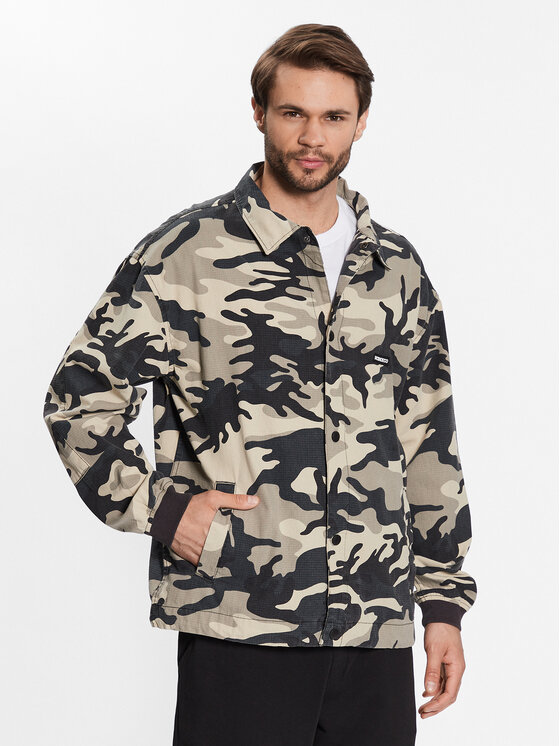 DC Shoes Преходно яке ADYJK03165 Зелен Boxy Fit цвят на ниска цена