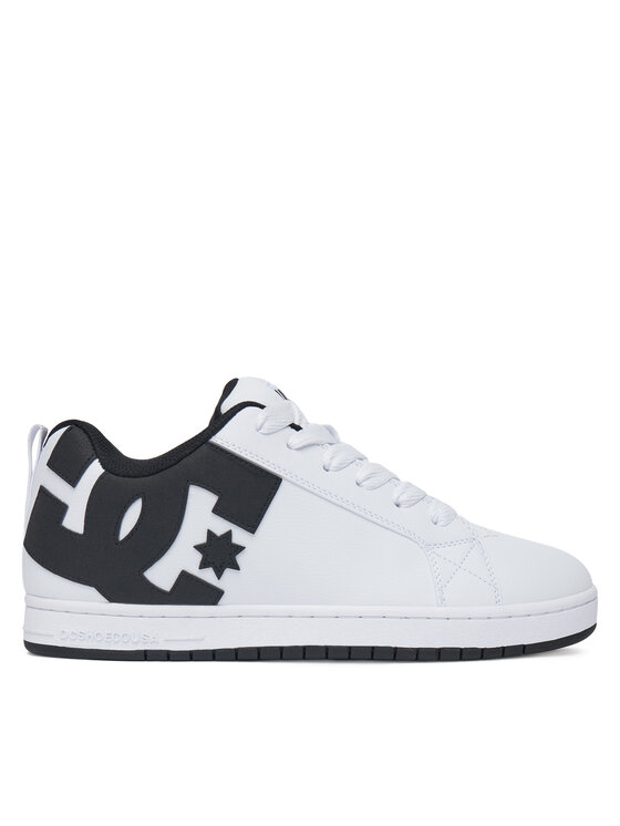 DC Shoes Сникърси COURT GRAFFIK 300529-WLK Бял цвят на ниска цена