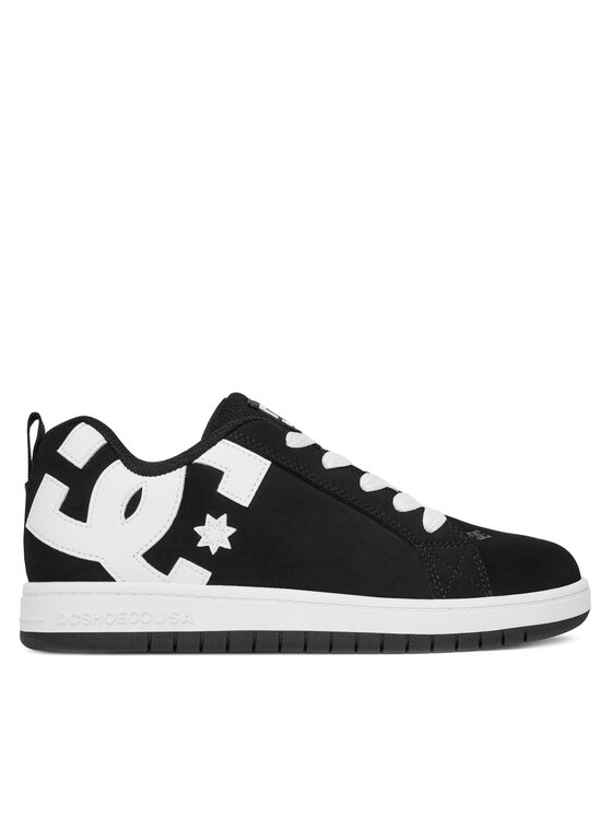 DC Shoes Сникърси COURT GRAFFIK ADBS100207-BKW Черен цвят на ниска цена