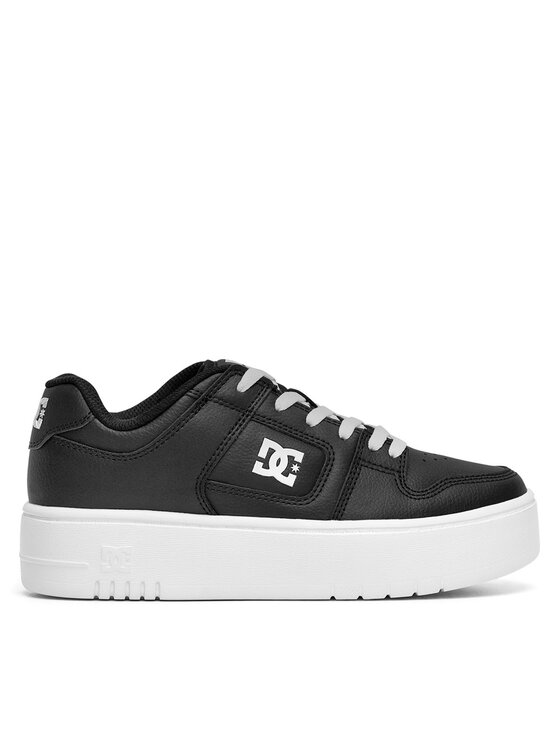 DC Shoes Сникърси MANTECA 4 PLATFORM ADJS100156-BKW Черен цвят на ниска цена