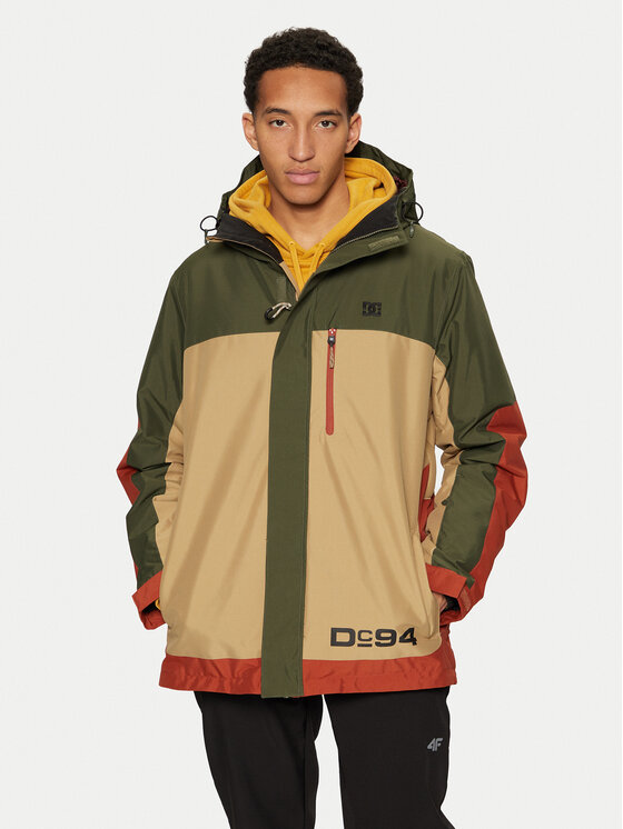 DC Shoes Сноуборд яке Defiant ADYTJ03084 Зелен Standard Fit цвят на ниска цена