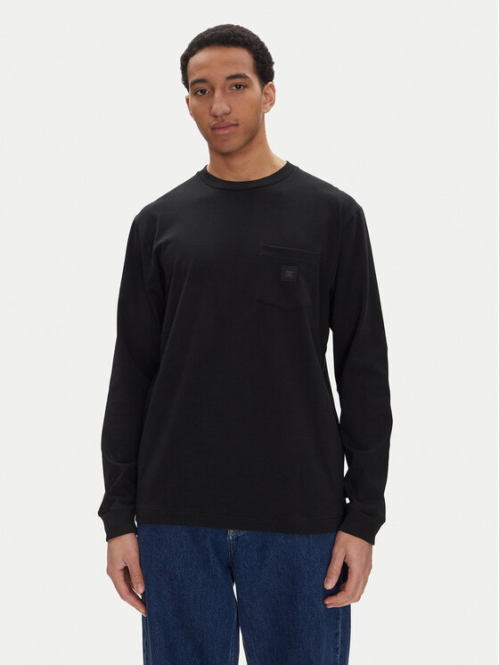 DC Shoes Суитшърт ADYKT03247 Черен Standard Fit цвят на ниска цена