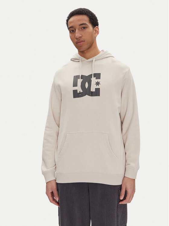 DC Shoes Суитшърт ADYSF03099 Бежов Relaxed Fit цвят на ниска цена