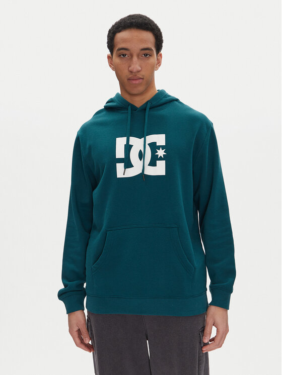 DC Shoes Суитшърт ADYSF03099 Зелен Relaxed Fit цвят на ниска цена