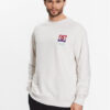 DC Shoes Суитшърт ADYSF03105 Сив Regular Fit цвят на ниска цена