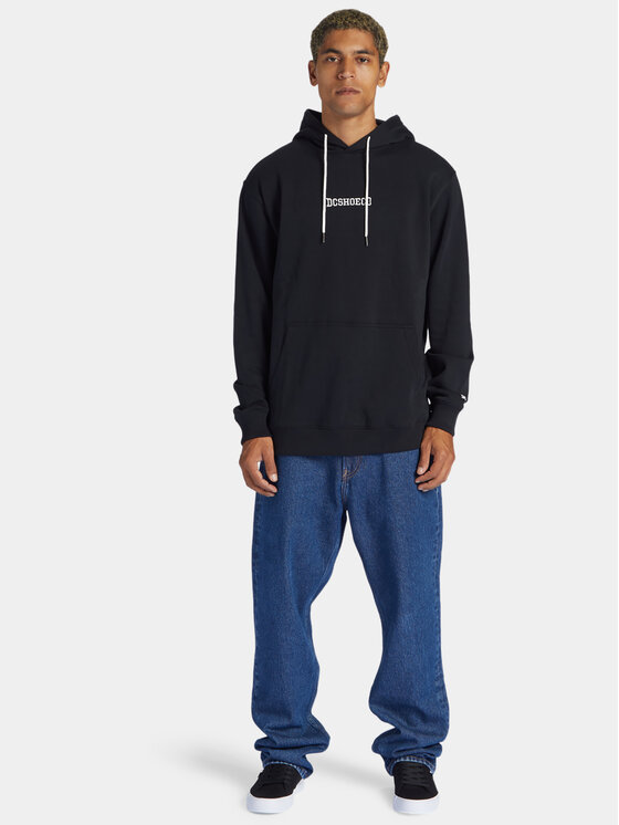 DC Shoes Суитшърт Baseline Otlr ADYFT03390 Черен Regular Fit цвят на ниска цена