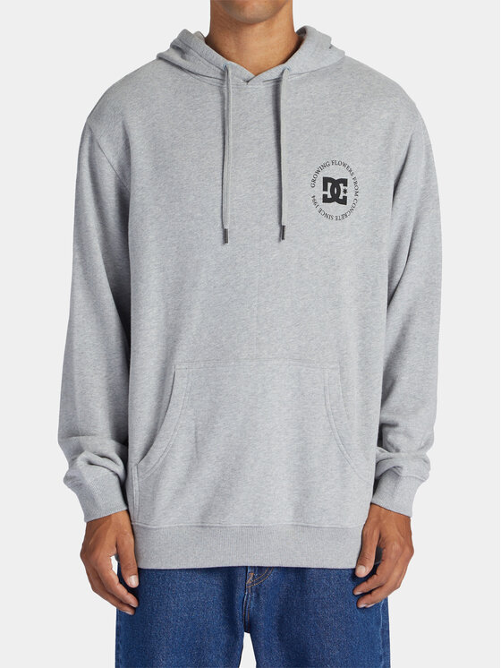 DC Shoes Суитшърт Concrete Otlr ADYSF03113 Сив Regular Fit цвят на ниска цена