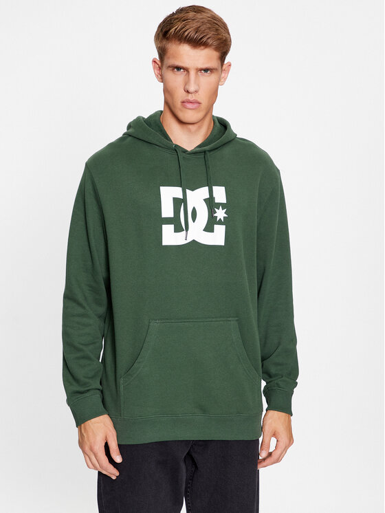 DC Shoes Суитшърт Dc Star Otlr ADYSF03099 Зелен Regular Fit цвят на ниска цена