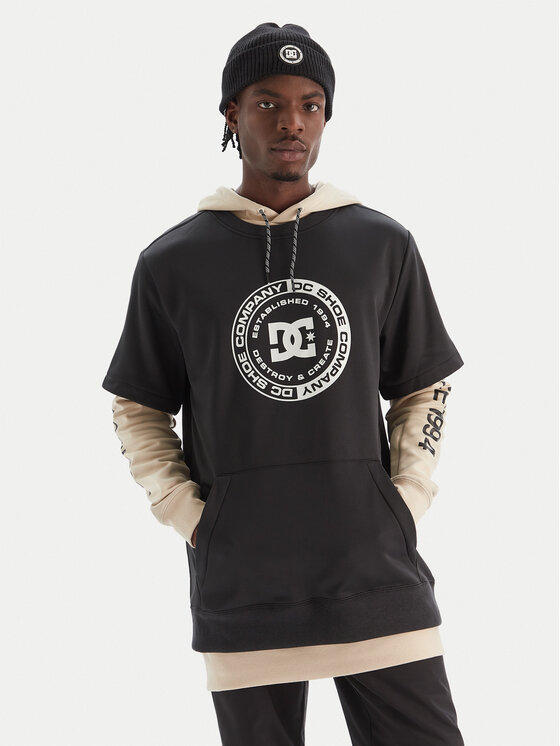 DC Shoes Суитшърт Dryden ADYFT03440 Бежов Relaxed Fit цвят на ниска цена